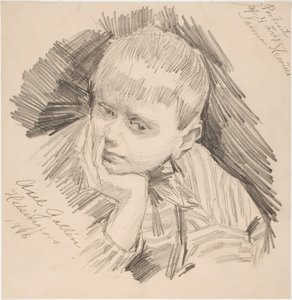 Saima Neovius, de cuatro años de Akseli Gallen-Kallela