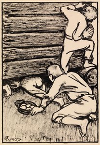 Los ladrones de huevos de Akseli Gallen-Kallela