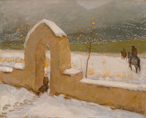 La Puerta de Taos de Akseli Gallen-Kallela