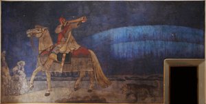 Kullervo cabalga hacia la guerra, 1901 de Akseli Gallen Kallela