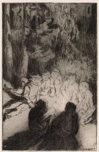 Un cuento de campamento (Los Siete Hermanos) de Akseli Gallen Kallela