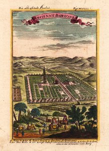 Die alte Stadt Babel, 1719 de Alain Manesson Mallet