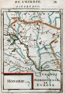 Mapa de Hungría 1683