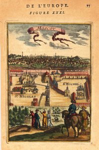 Moscú, 1683 de Alain Manesson Mallet