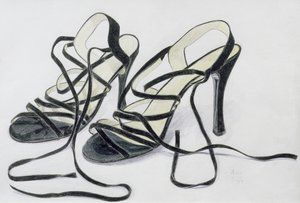 Zapatos negros con tiras, 1997 de Alan Byrne