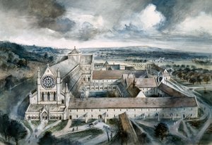 Abadía de Byland, 1539, c1960s de Alan Ernest Sorrell