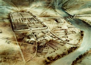Fuerte romano de Chester, siglo II, c. 1960s de Alan Ernest Sorrell