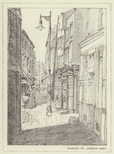 Calle del Mercado, mirando al oeste de Alan Stapleton