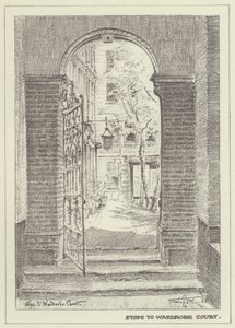 Escaleras a Wardrobe Court de Alan Stapleton