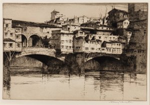 Ponte Vecchio, Florencia de Albany E. Howarth