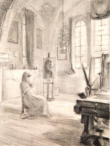 Estudio, La Boissière, 1909 de Albert de Belleroche