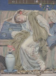 Una niña durmiendo