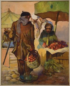 Mercado, Niza, Francia de Albert A. Smith