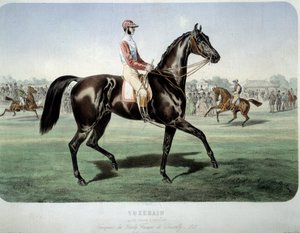 Carreras: Suzerain, ganador del derby de Chantilly en 1868 de Albert Adam