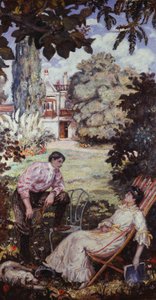 Una conversación en el jardín; La Conversation au Jardin