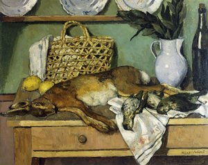 Naturaleza muerta con conejo; Nature Morte au Lapin