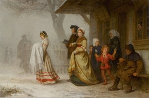 Bautismo, 1864 de Albert Anker