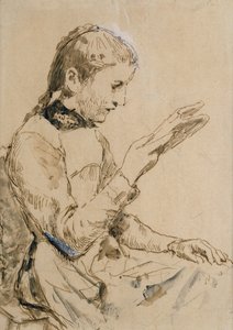 Niña leyendo