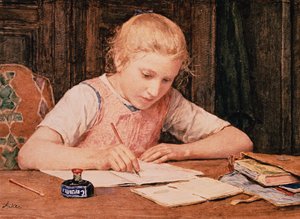 la colegiala de Albert Anker