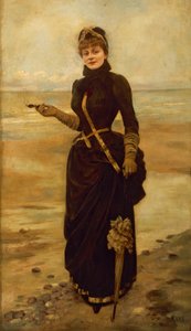 Retrato de Sibylle Aimee Marie-Antoinette Gabrielle de Riquetti de Mirabeau (Gran Bretaña) de Albert Aublet
