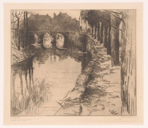 Antiguo puente sobre un canal en Diksmuide
Vieux Pont (título en el objeto)
Antiguo puente en Diksmuide