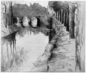 Viejo Canal, 1898 de Albert Baertsoen