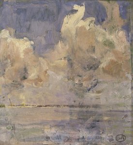 Nubes sobre el mar de Albert Baertsoen