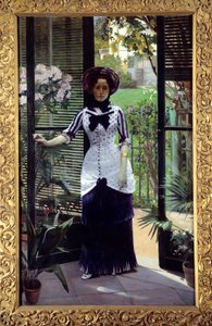 Dans la serre Pintura de Albert Bartholome (1848-1928) 1881 Sol. 1,42x2,33 m París, museo de Orsay de Albert Bartholomé