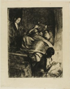 Entrega, placa tres de Mujer de Albert Besnard