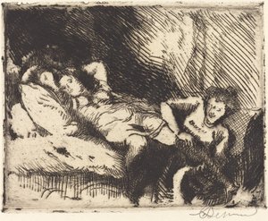 Acostándose de Albert Besnard