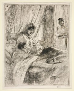 Almuerzo o Feliz Maternidad de Albert Besnard