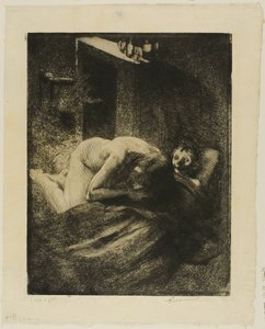 Misery, plato nueve de Woman de Albert Besnard