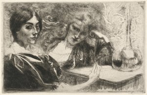 Adictos a la morfina (Morphinomanes) de Albert Besnard
