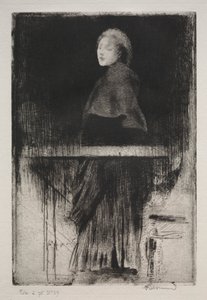 Mujer con capa de Albert Besnard