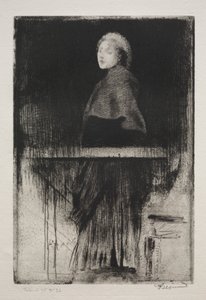 Mujer con capa de Albert Besnard