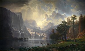 Entre la Sierra Nevada, California, 1868