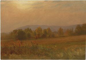 Paisaje de Otoño, Nueva Inglaterra de Albert Bierstadt