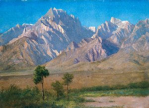 Campamento Independencia, Colorado, 1873 de Albert Bierstadt