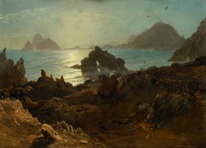 Islas Farallón, Océano Pacífico, California de Albert Bierstadt