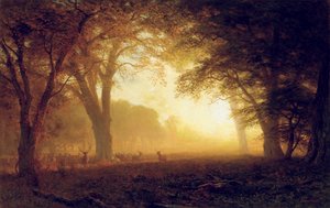 Luz dorada de California de Albert Bierstadt