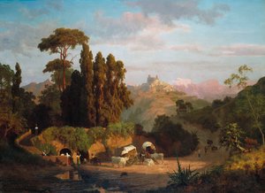 Montañas Italianas, 1859 de Albert Bierstadt