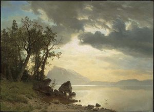 Lago Tahoe, California de Albert Bierstadt