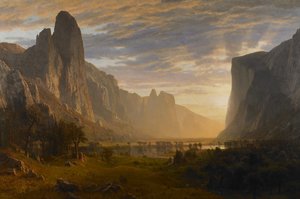 Mirando hacia el valle de Yosemite, California