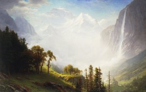 Majestad de las Montañas, 1853-57 de Albert Bierstadt