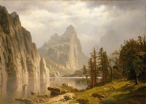Río Merced, Valle de Yosemite de Albert Bierstadt