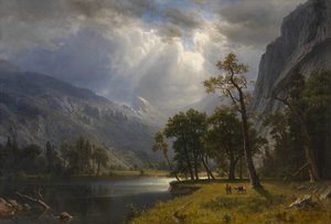 Rey del monte Starr, Yosemite de Albert Bierstadt