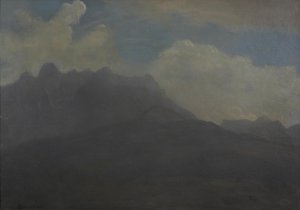 Montañas y estribaciones de Albert Bierstadt