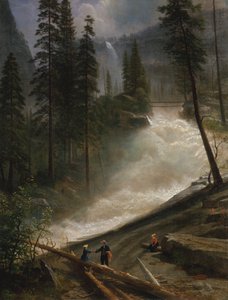 Cascadas de Nevada, Yosemite, 1872 o 1873 de Albert Bierstadt