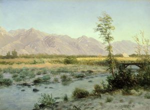 Paisaje de pradera de Albert Bierstadt
