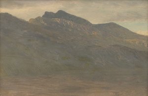 Serena vista de las montañas (White Mountains, New Hampshire) de Albert Bierstadt
